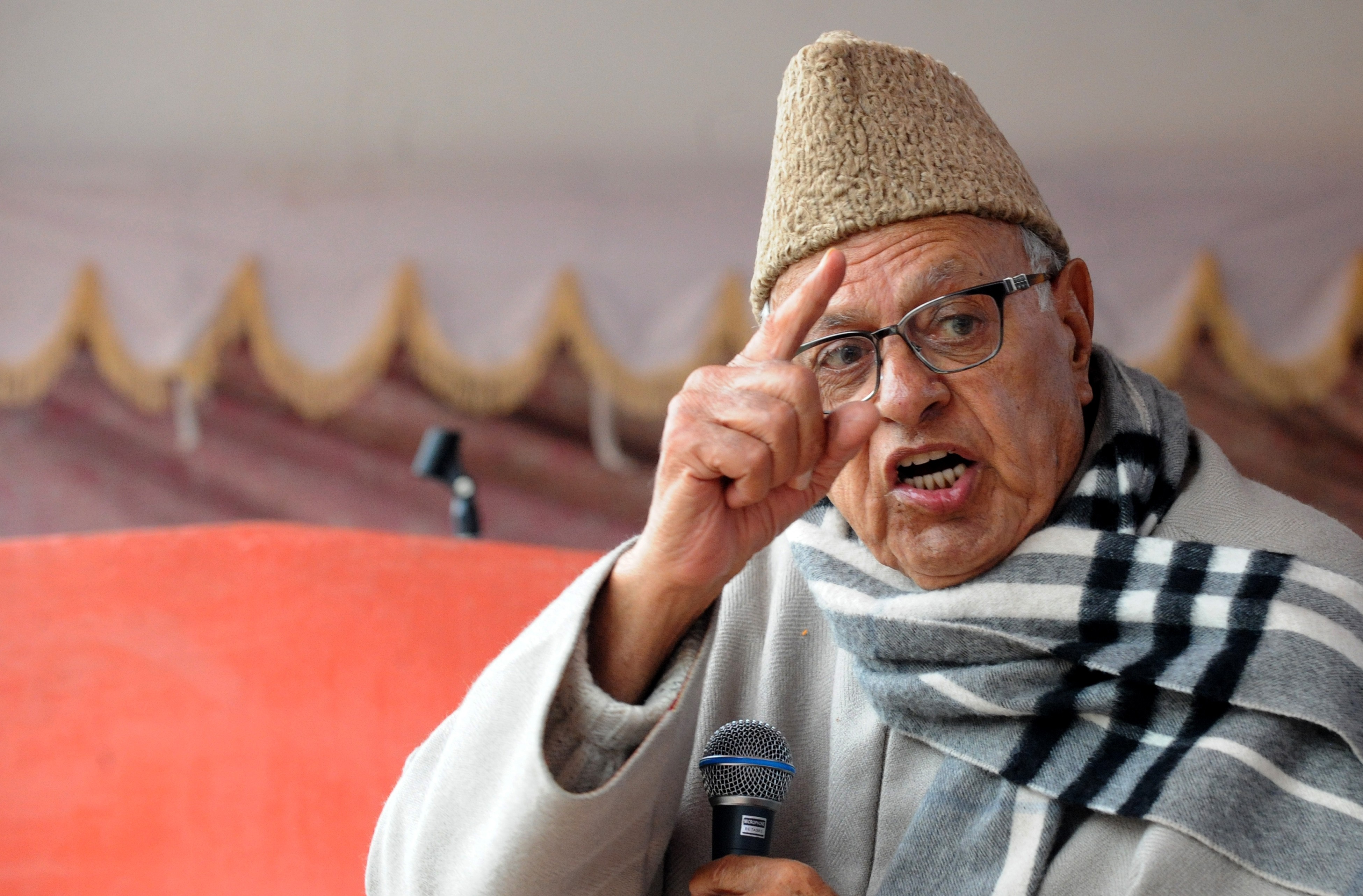 Farooq Abdullah. Image: AFP Farooq Abdullah. Image: AFP