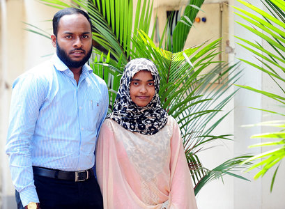 Shafin Jahan and Hadiya in Kozhikode. Photo by special arrangement Shafin Jahan and Hadiya in Kozhikode. Photo by special arrangement