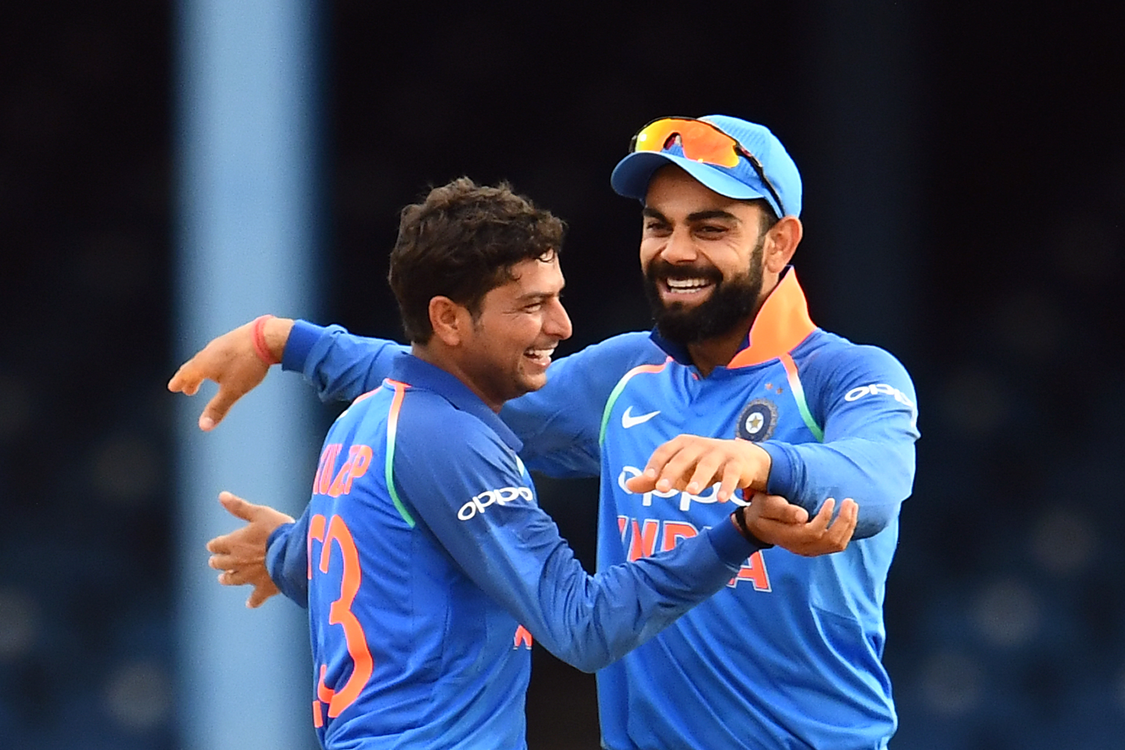 Kuldeep Yadav has impressed his captain with good performances in West Indies and Sri Lanka. (Image credit: Jewel Samad/AFP) Kuldeep Yadav has impressed his captain with good performances in West Indies and Sri Lanka. (Image credit: Jewel Samad/AFP)