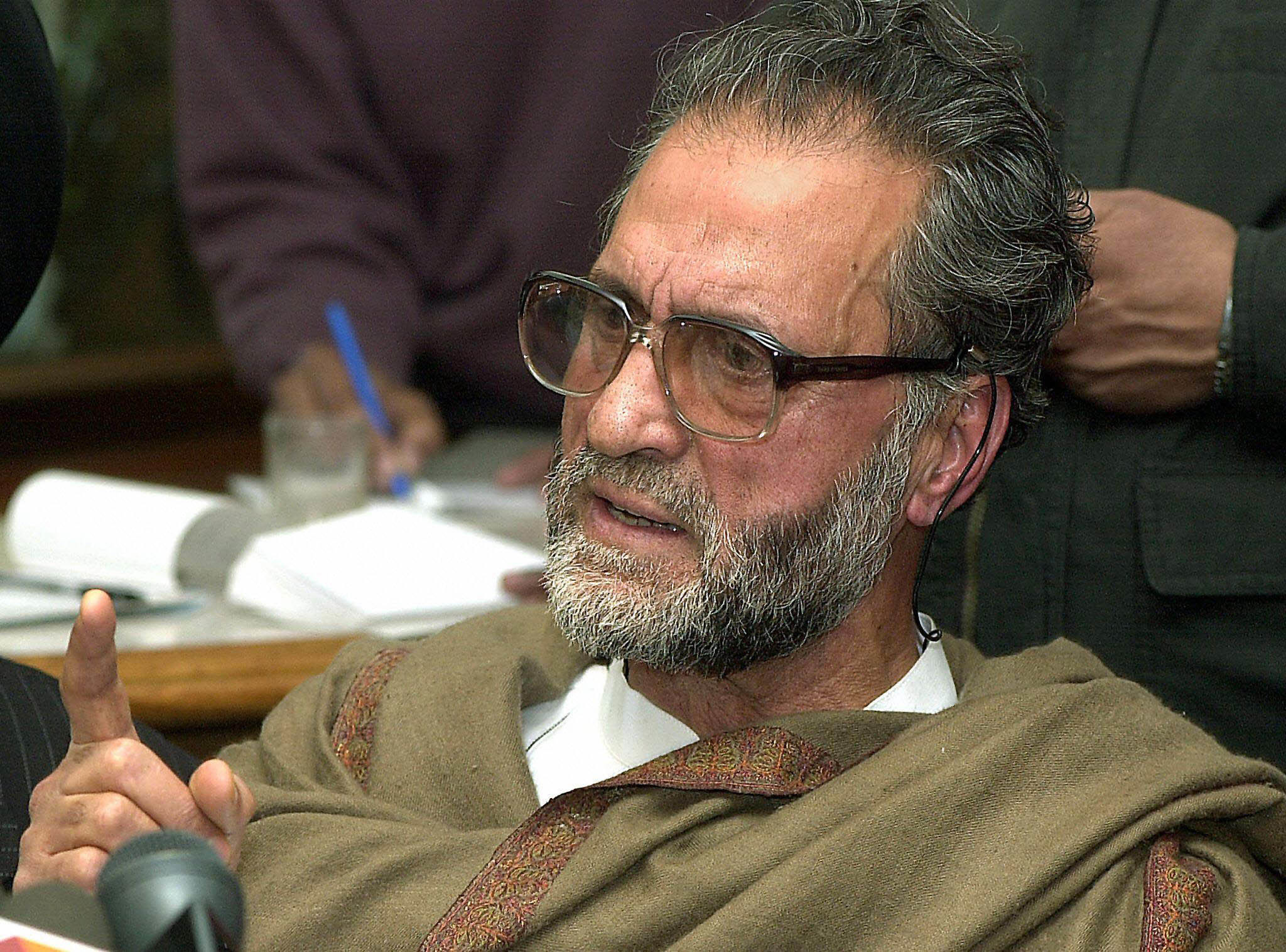 Abdul Ghani Lone was assassinated by unidentified gunmen in Srinagar in 2002. Photo credit: AFP Abdul Ghani Lone was assassinated by unidentified gunmen in Srinagar in 2002. Photo credit: AFP
