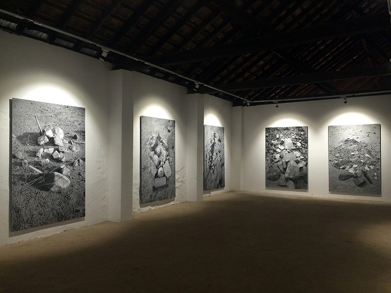 Installation from the series Traces at the Kochi Biennale 2017. Photo courtesy Gauri Gill Installation from the series Traces at the Kochi Biennale 2017. Photo courtesy Gauri Gill