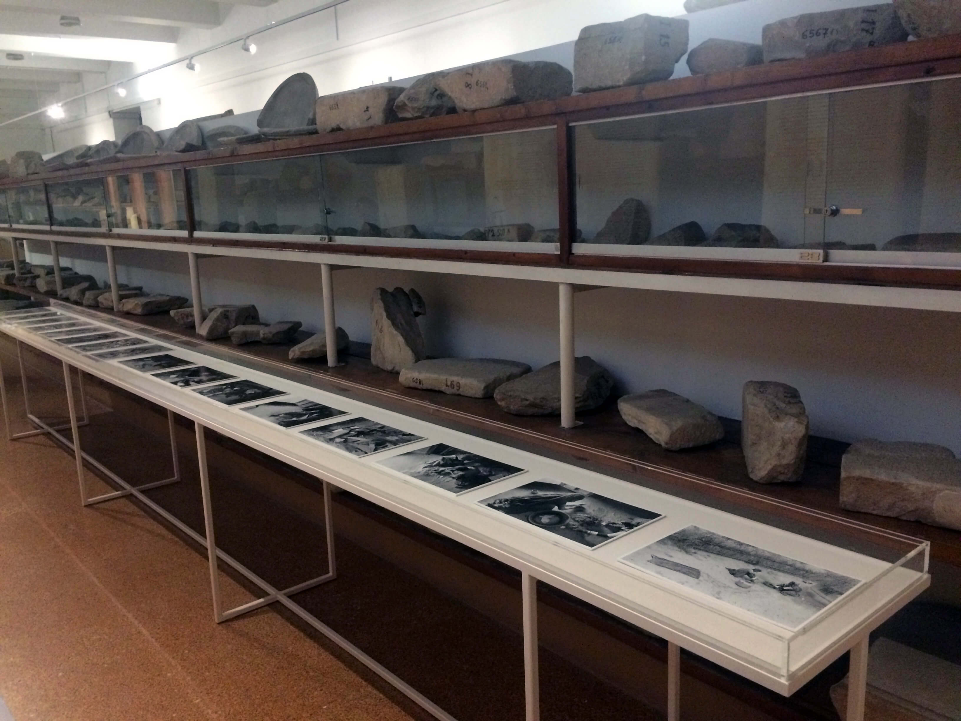 Gauri Gill's works at the Athens Epigraphical Museum. Credit: Gauri Gill Gauri Gill's works at the Athens Epigraphical Museum. Credit: Gauri Gill